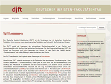 Tablet Screenshot of djft.de